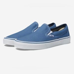 Vans Classic Slip-On Navy Canvas Shoes